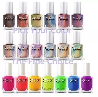 Color Club Lacquer Nail Polish - Aura Energy/POPTASTIC/Wild Mulberry/Halo Hues • $8.72