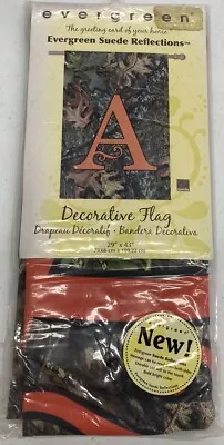 EVERGREEN Suede Reflections Double Sided Mossy Oak Monogram 29  X 43  House Flag • $10