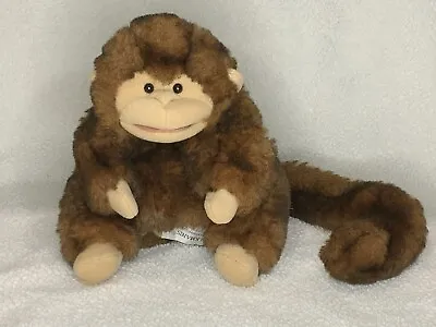 Folkmanis REALISTIC Furry Monkey Full Body Hand Puppet Long Tail Stuffed Plush • $19.99