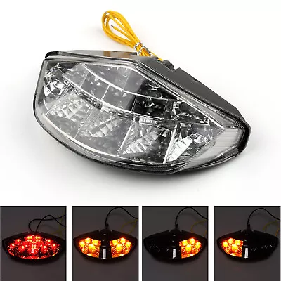 Integrated LED Tail Light Turn Signals Fit DUCATI Monster 696 795 796 1100 Clear • $40.63