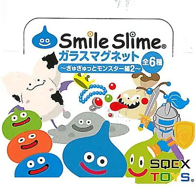 Dragon Quest Smile Slime Glass Magnet Collection Toy 6 Types Full Comp Set New • $64.75