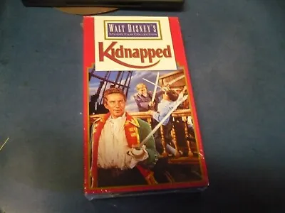 NEW VINTAGE WALT DISNEY'S KIDNAPPED VHS 1992 PETER FINCH SEALED Watermarks& Seal • $5.55