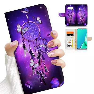 ( For Samsung S7 ) Wallet Flip Case Cover AJ23816 Dream Catcher • $12.99