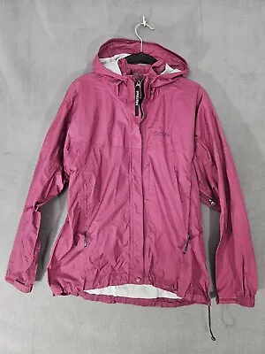 MARMOT Women Precip Lightweight Waterproof Rain Jacket Burgundy Size Large L • $33.25