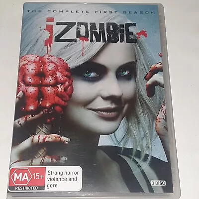 IZombie - Complete First Season / Series 1 (DVD 2015) 3 Disc Set - FREE POST • $10.99