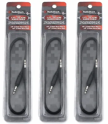 3 - 3.5mm AUX Auxiliary Cable Male To Male Stereo Audio Cord For PC IPod MP3 CAR • $4.99