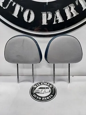 MINI Cooper Checkmate Front Seat Headrest Pair OEM 02-06 R50 R53 • $99.99