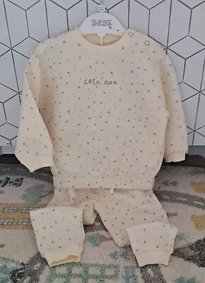 Baby Girl 9-12 Months BNWOT Matalan Supersoft Quilted Set • £2.50