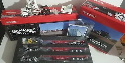 Mammoet Kenworth T909 Ballast Box + Mammoet Triple Road Train Trailer Dolly Set • $797.74