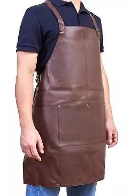 Pierre Cardin Professional Leather Apron Butcher Woodwork Hairdressing Barber • $129