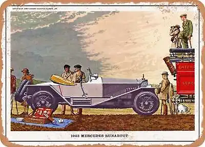 METAL SIGN - 1923 Mercedes Runabout Vintage Ad • $18.66