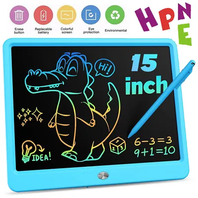 LCD Writing Tablet Electronic Drawing Notepad Doodle Board Kids Office W/ Pen • $11.48