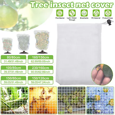 Fruit Fly Net Insect Mesh Vegetable Garden Plant Protective Cover Bags Netting • $7.49