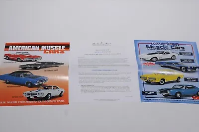 Danbury Mint American Muscle Cars Brochure Only • $15