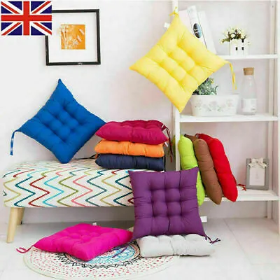 £6.11 • Buy Removable Thicker Cushions Chair Seat Pad Dining Bed Room Garden Kitchen Mat -**