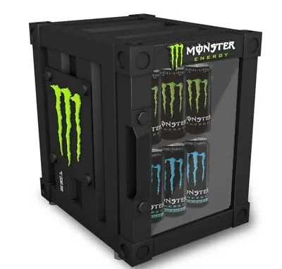 Monster Energy Drink Mini Fridge Pub Home Garden Garage 220V-240V Or 12V Camper • £468