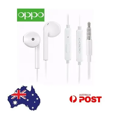 Genuine OPPO R11 Earphone With Mic Remote Control For R9 R9s R11 R11s Plus A59 • $28