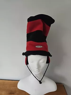 Vintage BULA Top Hat 90's Snowboard/ Ski Red Black Adult One Size Made In Canada • $55