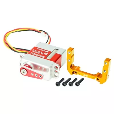 NexxSpeed Precision HV Micro Servo Full Metal Gear W/Servo Mount(GOLD)-FMS FCX24 • $39.99