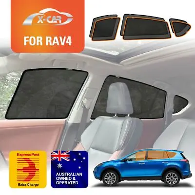 Magnetic Car Window Sun Shade Blind Mesh For Toyota Rav4 2013-2018 Sunshade • $79.95