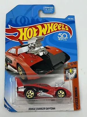 2018 Hot Wheels Muscle Mania Red Dodge Charger Daytona Blower Motor 236/365 TB • $5.99