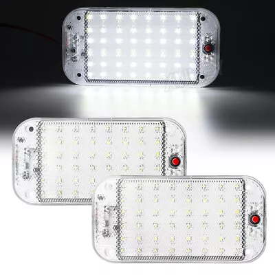 2Pcs LED Ceiling Cabin Cargo Light Caravan Trailer Interior RV Camper Home UTE • £9.16