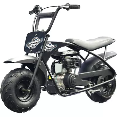 MotoTec 105cc 3.5HP Gas Powered Mini Bike Steel Frame Automatic Clutch- Black✅ • $649