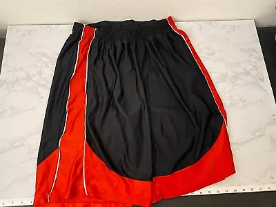 Vtg Starting Line Basketball Shorts Men’s XL 90s Basketball Gym Pockets Red • $18.79