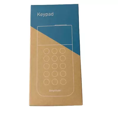 SimpliSafe Keypad GEN 3 Wireless White SSKP3-W  Touch-to-Wake Home Security  NEW • $31.95