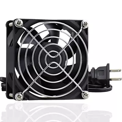 Muffin Fan 110V 115V 120V 220V 240V AC 80mm Ventilation Exhaust Projects Cooling • $18.23