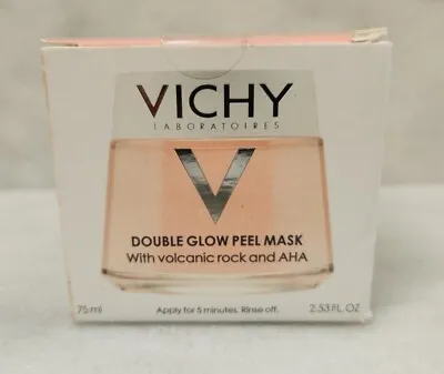 Vichy Double Glow Peel Mask With Volcanic Rock And AHA 75ml/2.53oz. Exp 02/2025 • $12