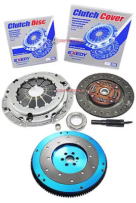 EXEDY CLUTCH SET+FX ALUMINUM FLYWHEEL SET For 91-98 240SX 4CYL 2.4 2.4L KA24DE • $399