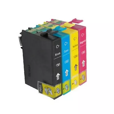 8x Ink Cartridges T138 138 For Workforce WF-3530 WF-3540 WF-7510 WF-7520 • $22.50