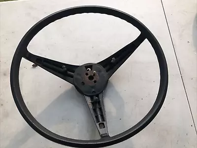 1971  4 Duster Dart Gtx Charger Satellite A B Body Steering Wheel Black 3575267 • $117.79