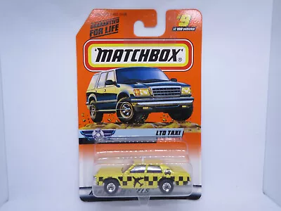 Matchbox Ford LTD Taxi Airport #9/100 1999 Superfast US Version MOC MB235 • $12.84