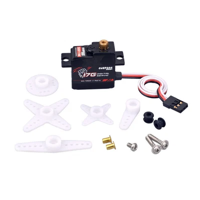 S0017M Micro Mini Servo 17g Metal Gear 1.8KG Digital Servo For RC Plane Boat Car • £10.96