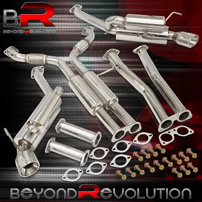 For 2003-2007 350Z G35 3.5 V6 2.5  Pipe 4.25  Dual Muffler Tips Catback Exhaust • $336.99