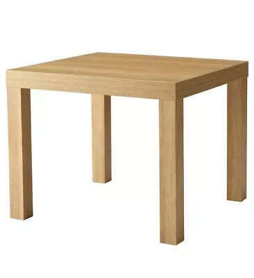 IKEA Lack Coffee Side Table - Home Office Furniture 55 X 55cm -Oak Effect • £17.99