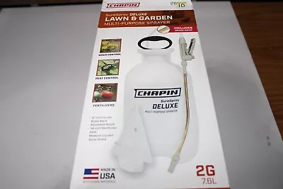 New Chapin 26020 2 Gallon Sure Spray Deluxe Poly Garden Farm Sprayer 7074834 • $41.99