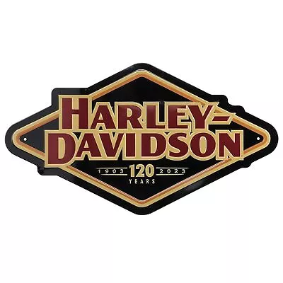 Harley-Davidson Custom Embossed 120th Anniversary Tin Sign Limited Edition • $32.95