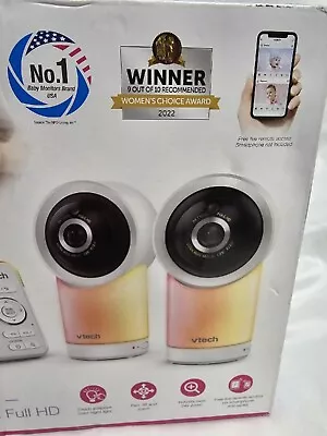 VTech - 2 Camera 1080p Smart WiFi Remote Access 360 Degree Pan & Tilt Video 🆕️✅ • $75