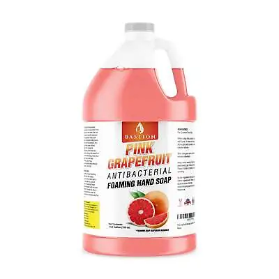 Pink Grapefruit Foaming Hand Soap - Hand Wash Refill 1 Gallon (128 Oz.) Bastion • $29.95