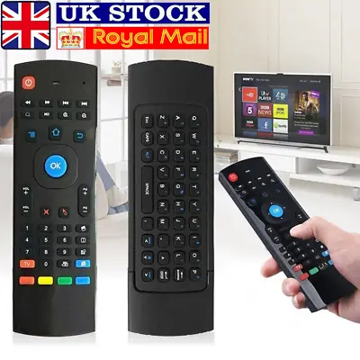 MX3 2.4G Wireless Remote Control Keyboard Air Mouse For MXQ Android XBMC TV Box • £7.99