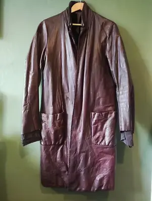 Carpe Diem Lmaltieri Poell Leather Lab Coat • £900