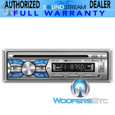 $89.99 • Buy Soundstream Smr-21b Marine Cd Usb Aux Sd Boat Stereo Bluetooth 300w Amp Radio