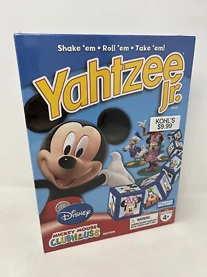 NEW Yahtzee Jr Mickey Mouse Clubhouse Disney Parker Brothers 2007 Kids SEALED • $19.95