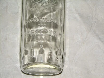 $18 • Buy Two Ball Refrigerator Freezer Jars Pint Size   Original Lids 6.75 Inches High