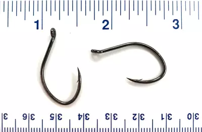 50 VMC 7356 7356BN Black SureSet Dropshot Fish Hooks 2/0 - 50 Hooks • $10.99