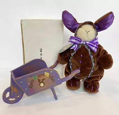 Muffy VanderBear Hoppy Cocoa Bunny & Wheelbarrow In Original Mailer. • $25.95