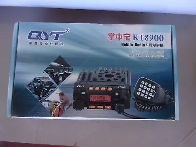 QYT KT-8900 25w Mini Mobile Radio 136-174/400-480MHz Car Radios+ Program Cable • $34.99